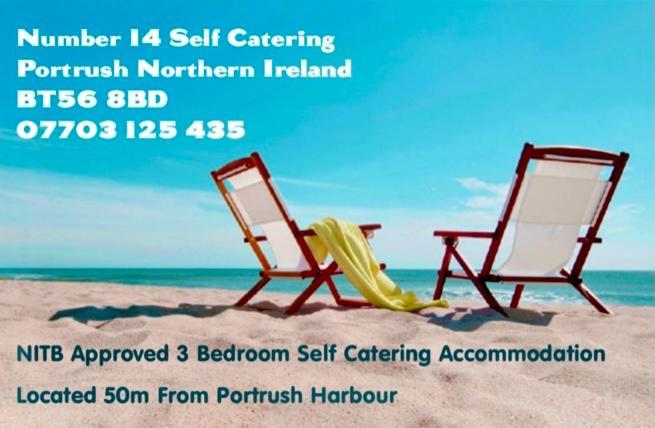 Number 14 Self Catering, Portrush, Northern Ireland Eksteriør bilde